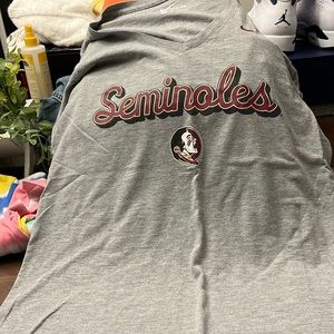 Nike seminoles v neck shirt